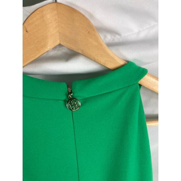 Tommy Hilfiger Green High Neck Sleeveless Tie Waist Jumpsuit Size 10 - Picture 4 of 7